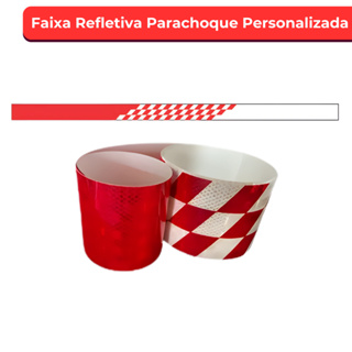 Faixa Refletiva Parachoque Personalizada Xadrez Croácia Resistente Alta Visibilidade em Oferta na Shopee