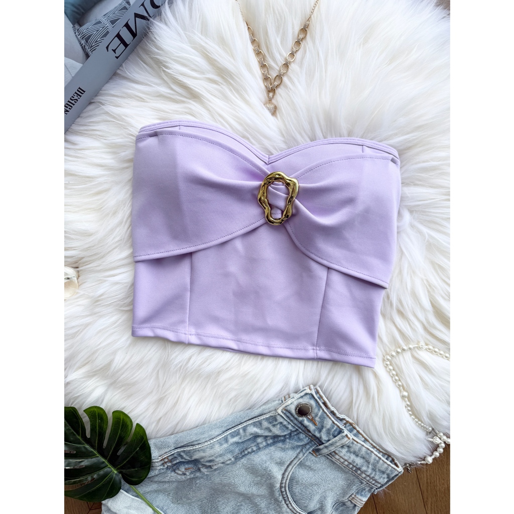 LCQ Cropped Com Bojo Moda Feminina 164