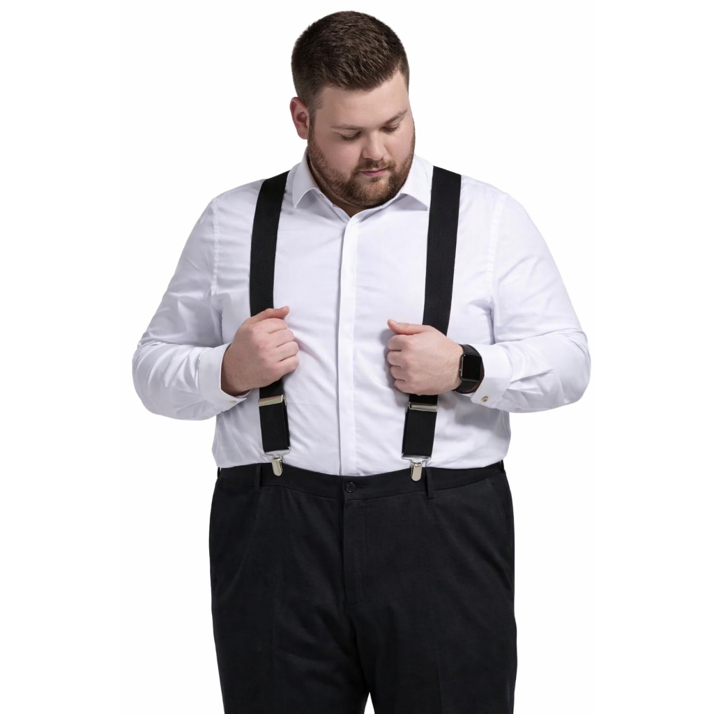 Suspensório Masculino Plus Size Extra Largo: Conforto e Ajuste Perfeito para Gordinhos em Oferta na Shopee