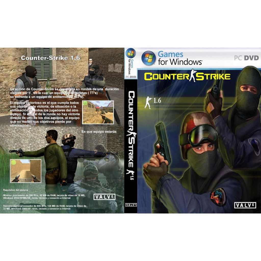 Counter Strike 1.6 para Pc ou Notebook Pen driver