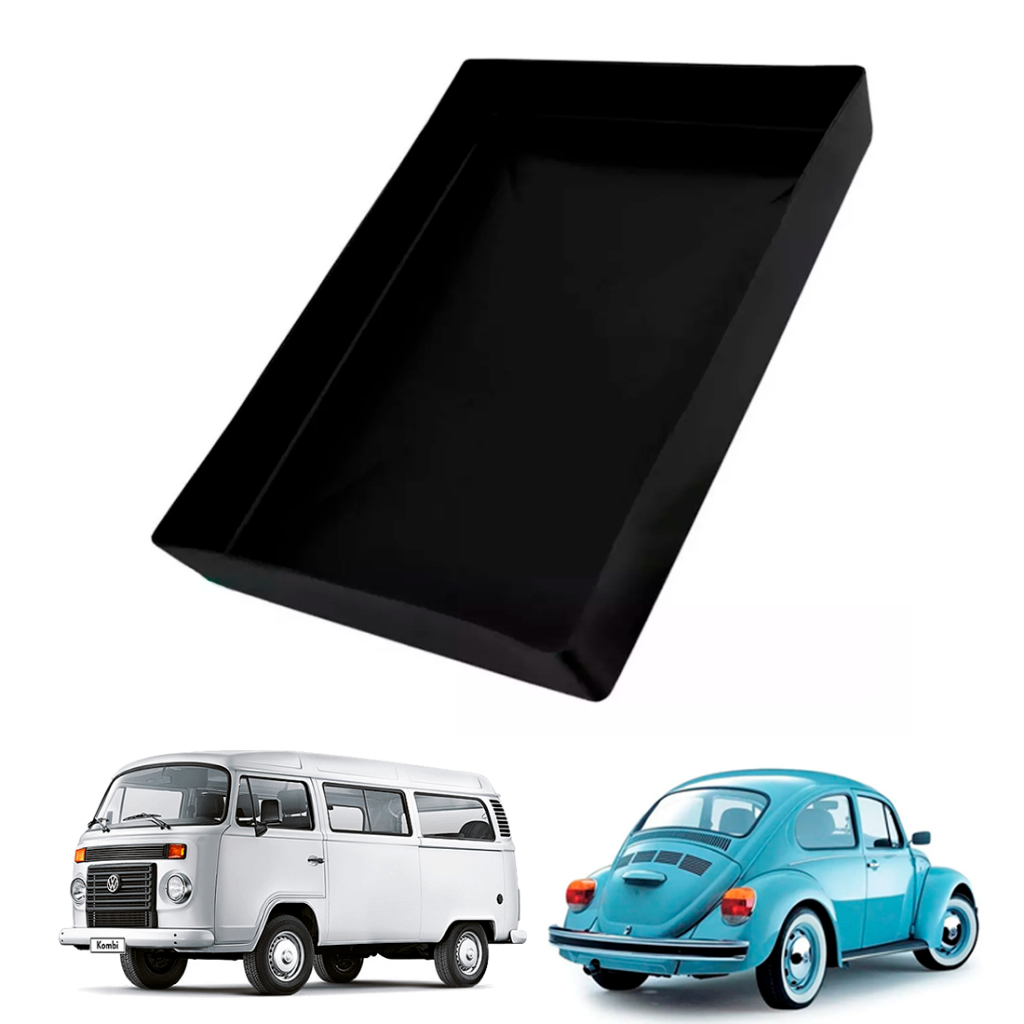 Bandeija Plástica Bateria Vw Fusca Brasilia Variant Tl Kombi Preto