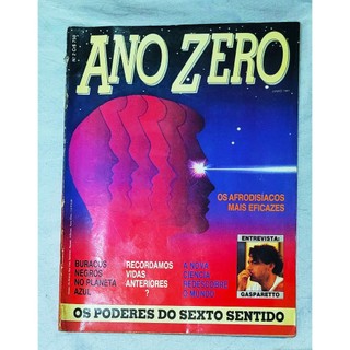 Revista Ano Zero 2 Ano 1991 Os Poderes do Sexto Sentido