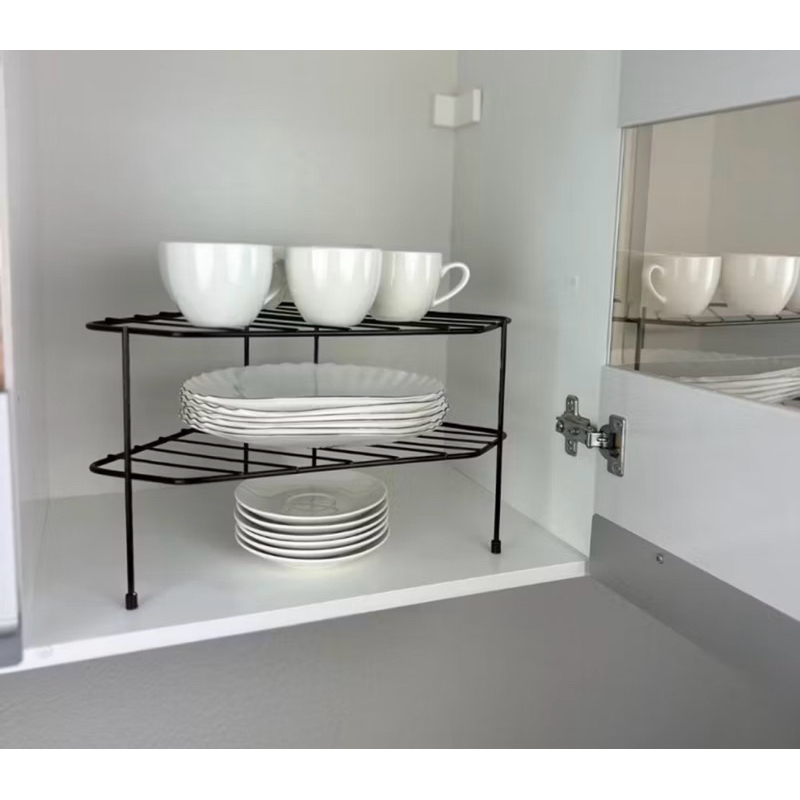 Organizador de Pratos de Canto Suporte de Armário Cozinha em Oferta na Shopee
