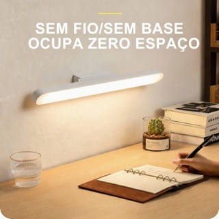 Luminária LED para Leitura com Proteção para os Olhos Carregamento USB Magnético – Ideal para Estudo em Oferta na Shopee