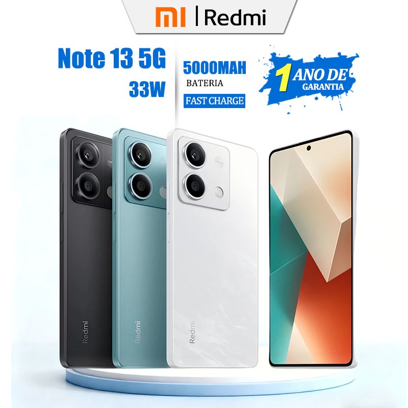 Xiaomi Redmi Note 13 5g Global Dual Sim Dual Standby 8gb + 128gb Rom Câmera 108mp - Miniatura 6