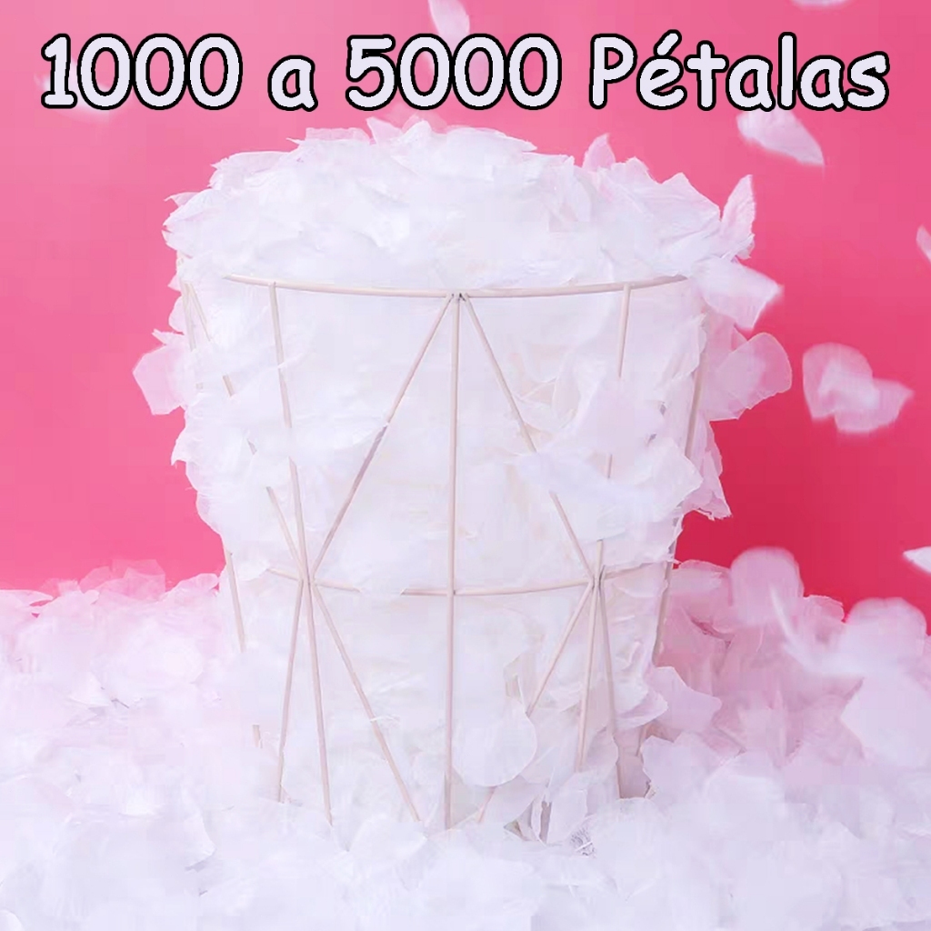 1000 a 5000 Pétalas De Rosas Artificiais Brancas Decoração Casamento Festas Dias Dos Namorados em Oferta na Shopee
