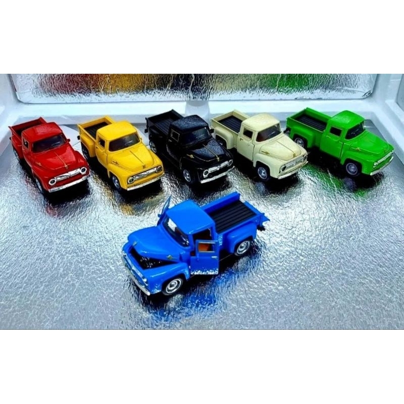 Miniatura Carro Ferro Ford Caminhonete F100 Antigo Abre Capô
