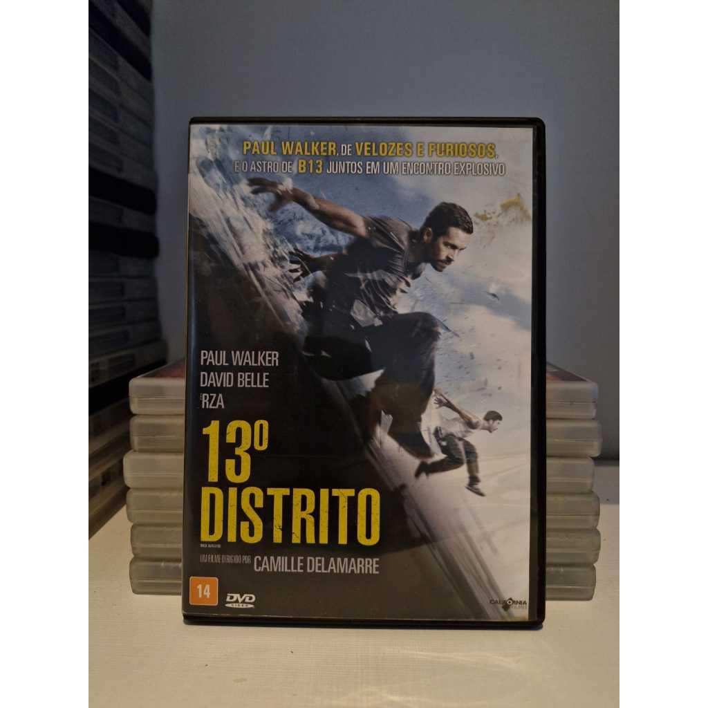 13º DISTRITO - Paul Walker David Belle RZA - DVD - Original