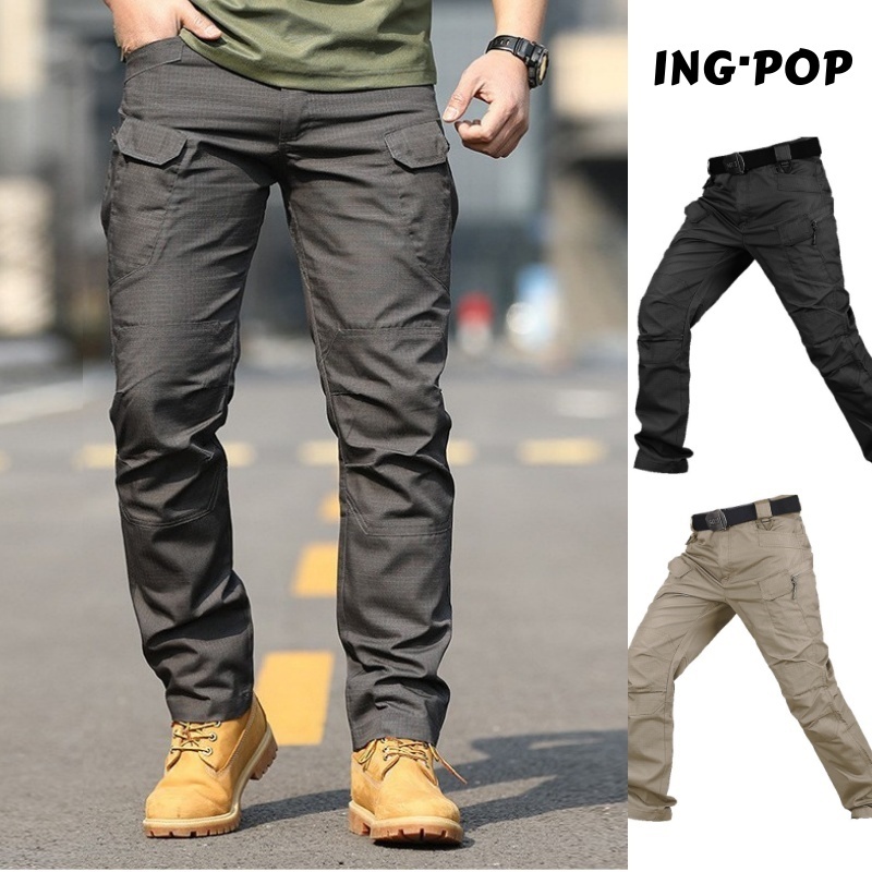Calça Cargo Masculinas X7 Táticas Militares X7 Com Vários Bolsos Tática À Prova Dágua em Oferta na Shopee