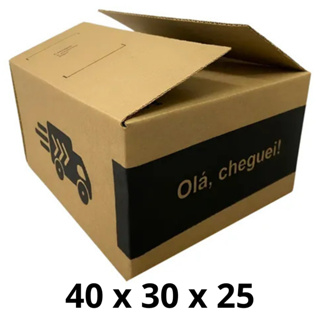 5 Caixas de Papelão Envios para E-Commerce Sedex Correios Pac Resistente G28 40 x 30 x 25 em Oferta na Shopee