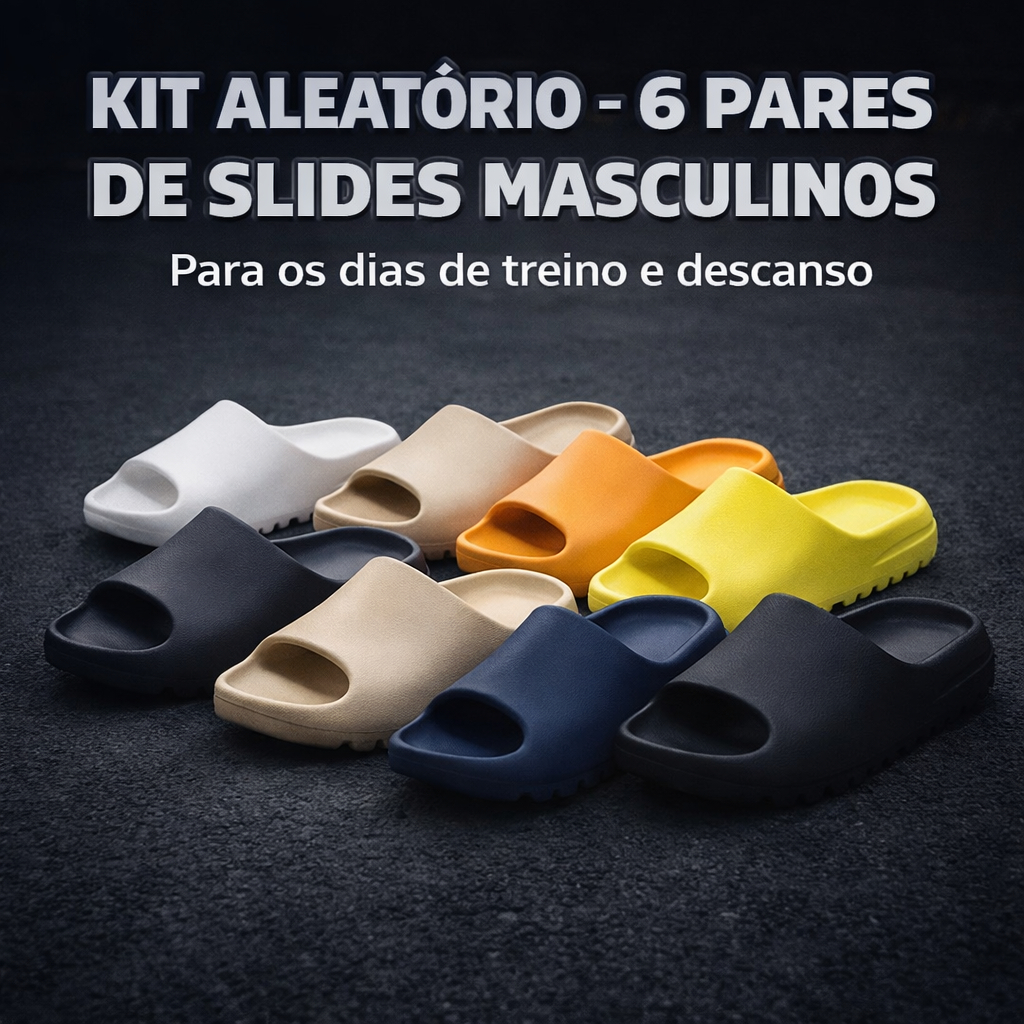 Kit 6 Pares Chinelo Feminino Ortopédico Confortável com Sola Antiderrapante Lançamento
