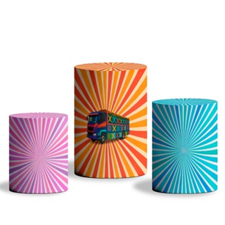 Trio de Capas para Cilindro Carreta Furacão Decoração Festa Envio Rápido em Oferta na Shopee