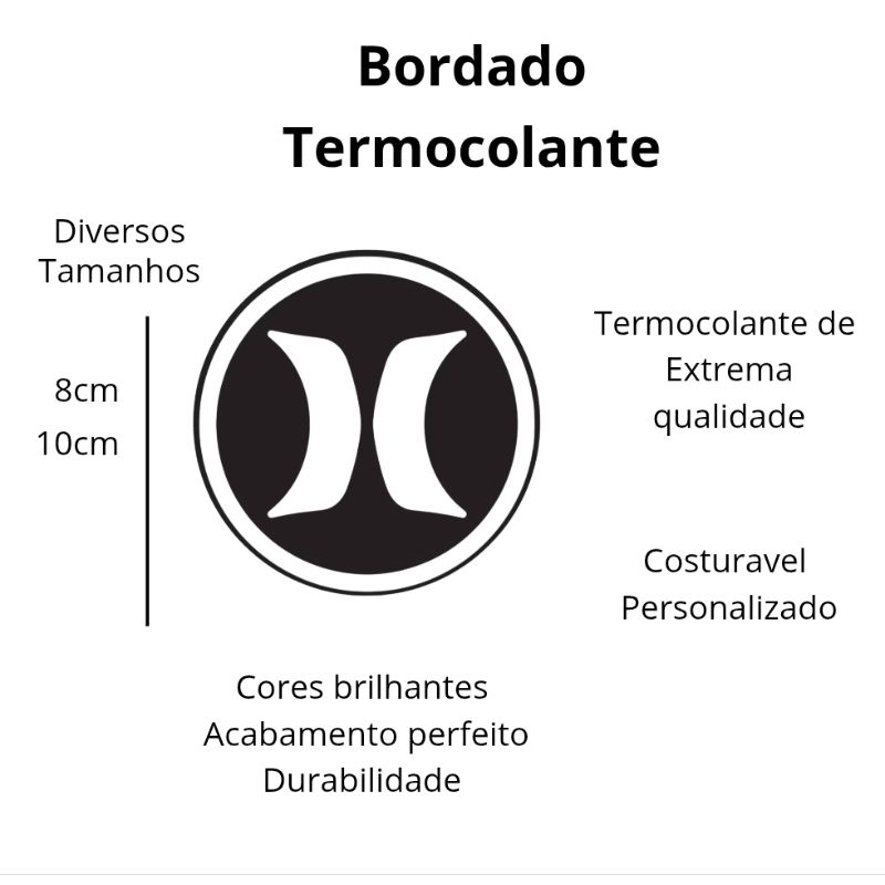 Patch Bordado Surf Termocolante Hurley