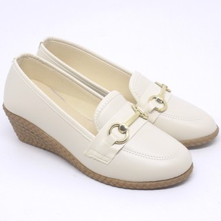 sapato feminino salto scarpan  anabela baixo basico casual confotavel trabalho