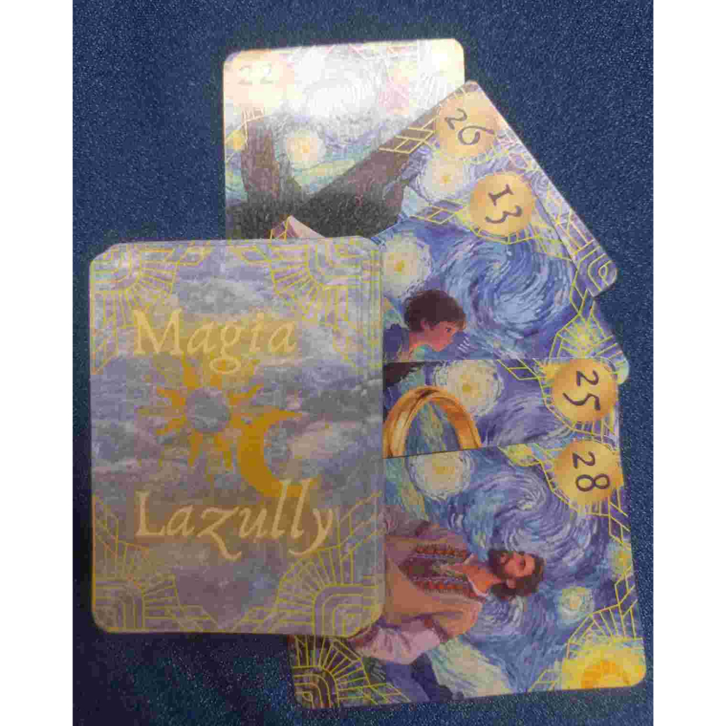 Baralho Cigano Noite Estrelada – Inspiração & Magia 36 Cartas Plastificado Magia Lazully