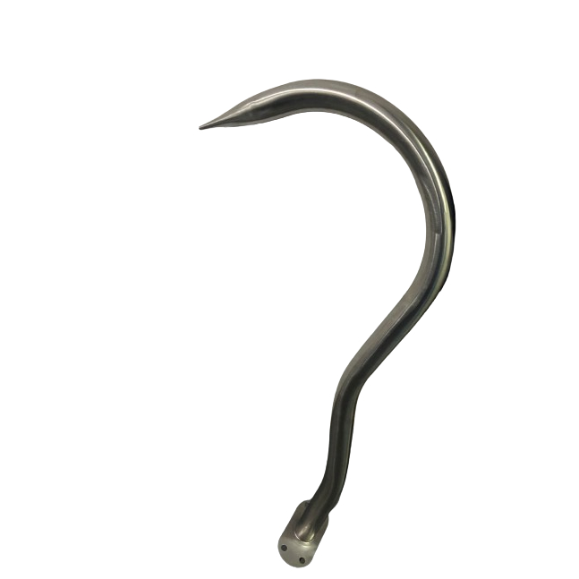 Cascata Tubular 60 cm  Inox Para Piscina Splash Bico de Pato