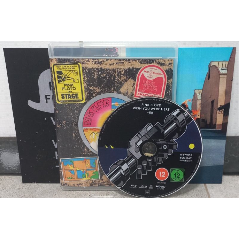 [OF] Blu-ray Audio PINK FLOYD - Wish You Were Here 50 - Dolby ATMOS - Demos + Live Bootleg + Cards exclusivos! 50gb