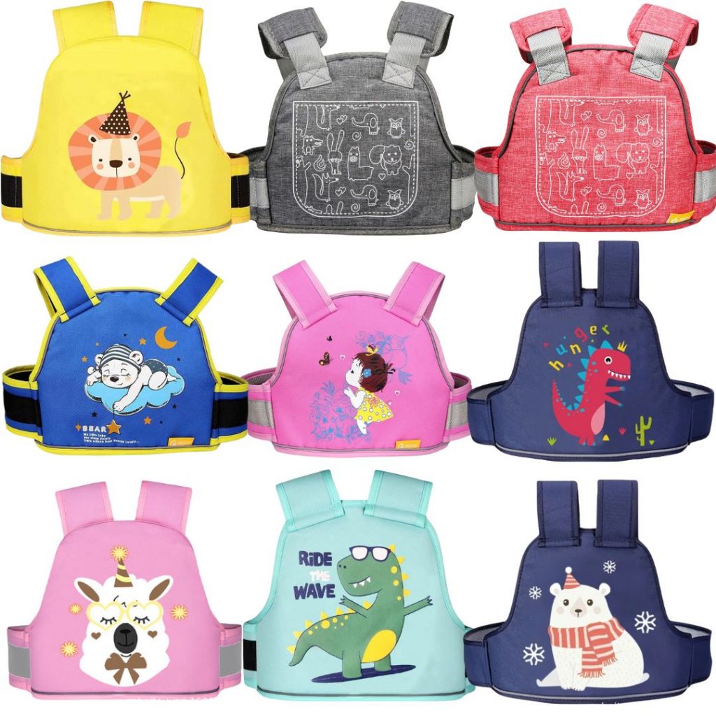 Colete Cinto Segurança Infantil Moto Criança Garupa Ajustável Proteção Conforto Viagem Passeio