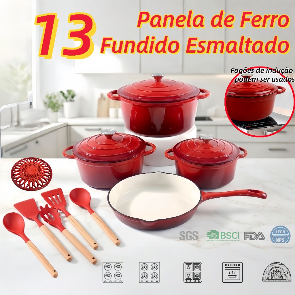 O que é Conjunto de Panelas de Ferro Fundido? Guia e Onde Comprar | BuscaProdutos