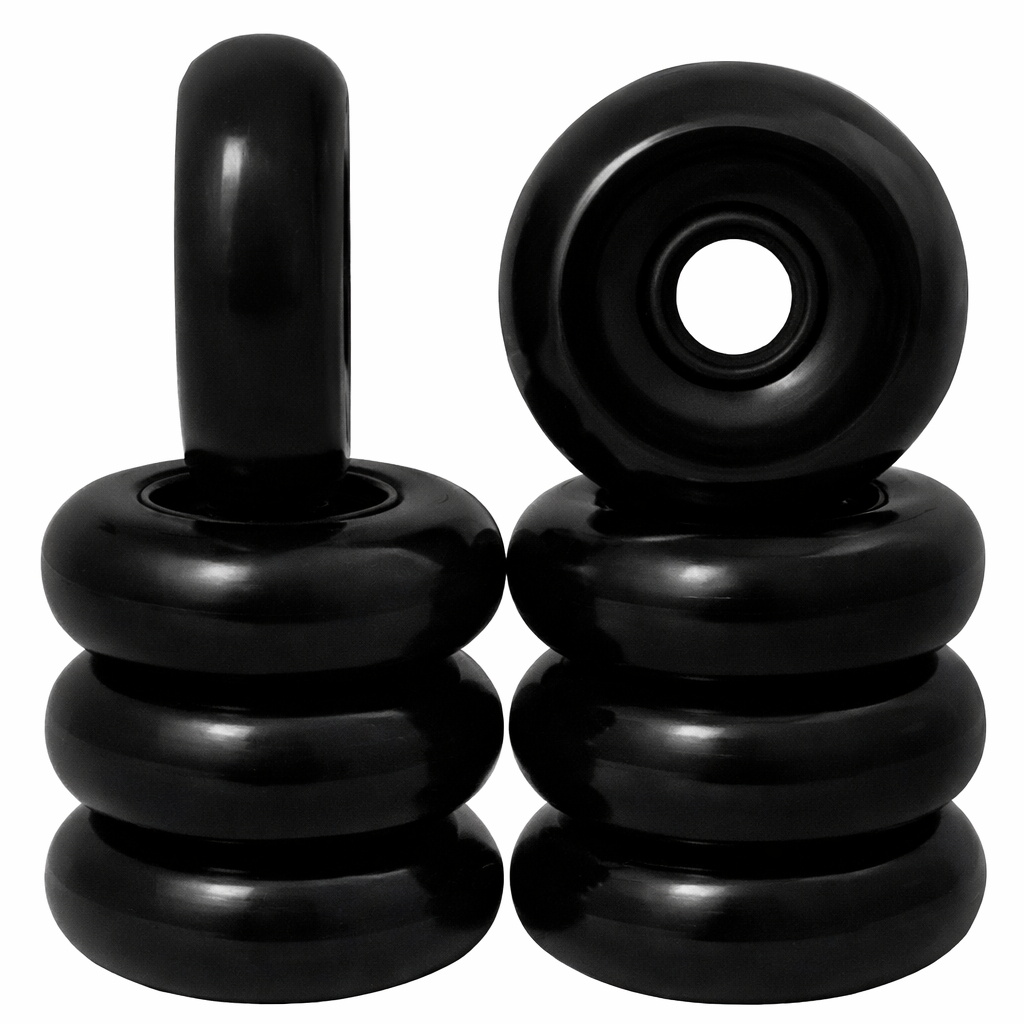 Kit 8 Rodas Para Patins Roller Inline 76mm Speed Rua Park em Oferta na Shopee