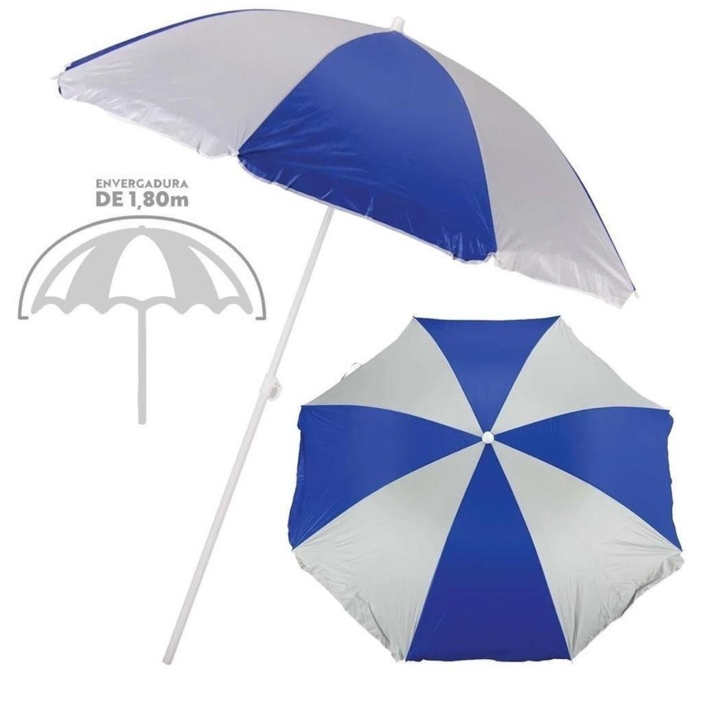 Guarda Sol Praia Gigante 1,80m Piscina E Pesca Proteção UV Mor em Oferta na Shopee