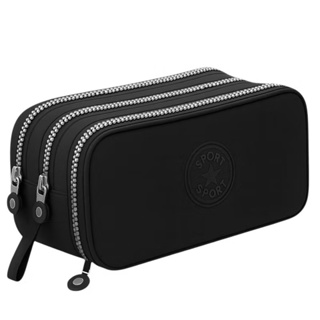 Estojo Escolar 3 Zíper Escolar Organizador Feminino Masculino Grande Capacidade Escola Lápis Caneta em Oferta na Shopee