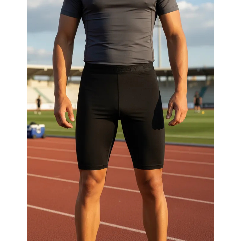 Imagem Bermuda Térmica Masculino Penalty  Short Térmico Futebol Esportiva Masculina Proteção UV