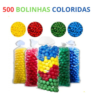 500 Bolinhas Coloridas De Piscina Para Crianças Infantil Não Amassam Melhor Preço Promoção Envio Imediato