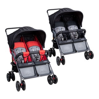 Carrinho de bebê gêmeos para passeio reclinável 5 posições 81cm até 15kg fácil de guardar - Hércules em Oferta na Shopee