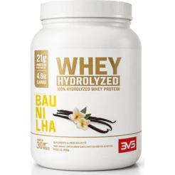 Whey Protein 100% Hidrolisado 900g Máxima Absorção Alta Digestibilidade 21g Proteína por Dose 3VS Nutrition