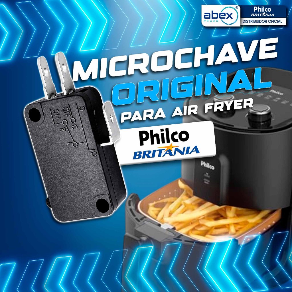 Micro Chave para Fritadeira Air Fryer Hk-14 16a 250v Philco Original