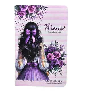 Bíblia Sagrada Letra Gigante Com Harpa E Courinhos Edição de Promessas (DEUS É BOM O TEMPO TODO) em Oferta na Shopee