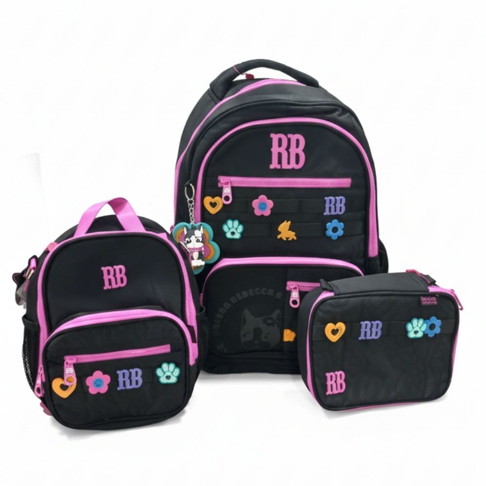 Kit Escolar Completo Infantil – Mochila, Lancheira e Estojo Cheios de Estilo