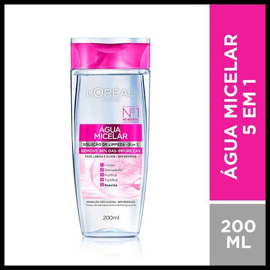 Água Micelar L'Oréal Paris Dermo Expertise 5 em 1 - 200ml