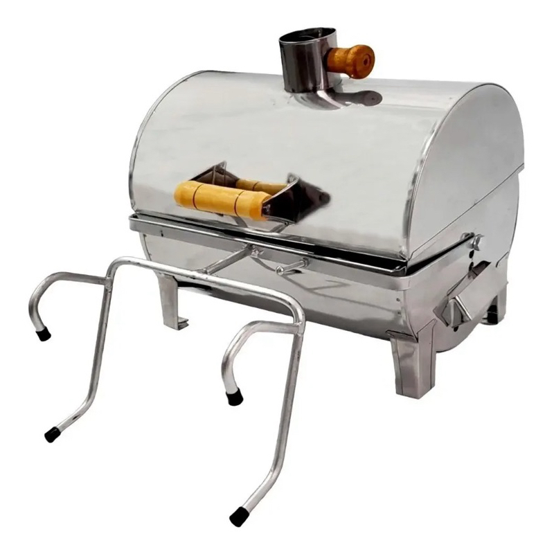 Churrasqueira Nautica Inox Grelha e Bafo para Barco