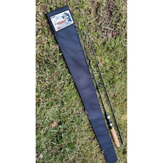 Capa Para Vara De Pesca 2,40m Bipartida Nylon Reforçada Com Divisória Dupla - Proteção Premium, na cor( preta ) em Oferta na Shopee