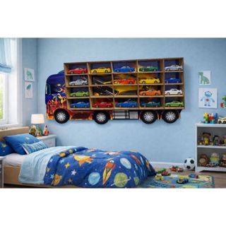 Caminhão Expositor de Carrinhos HotWheels Organizar Coleção em Oferta na Shopee