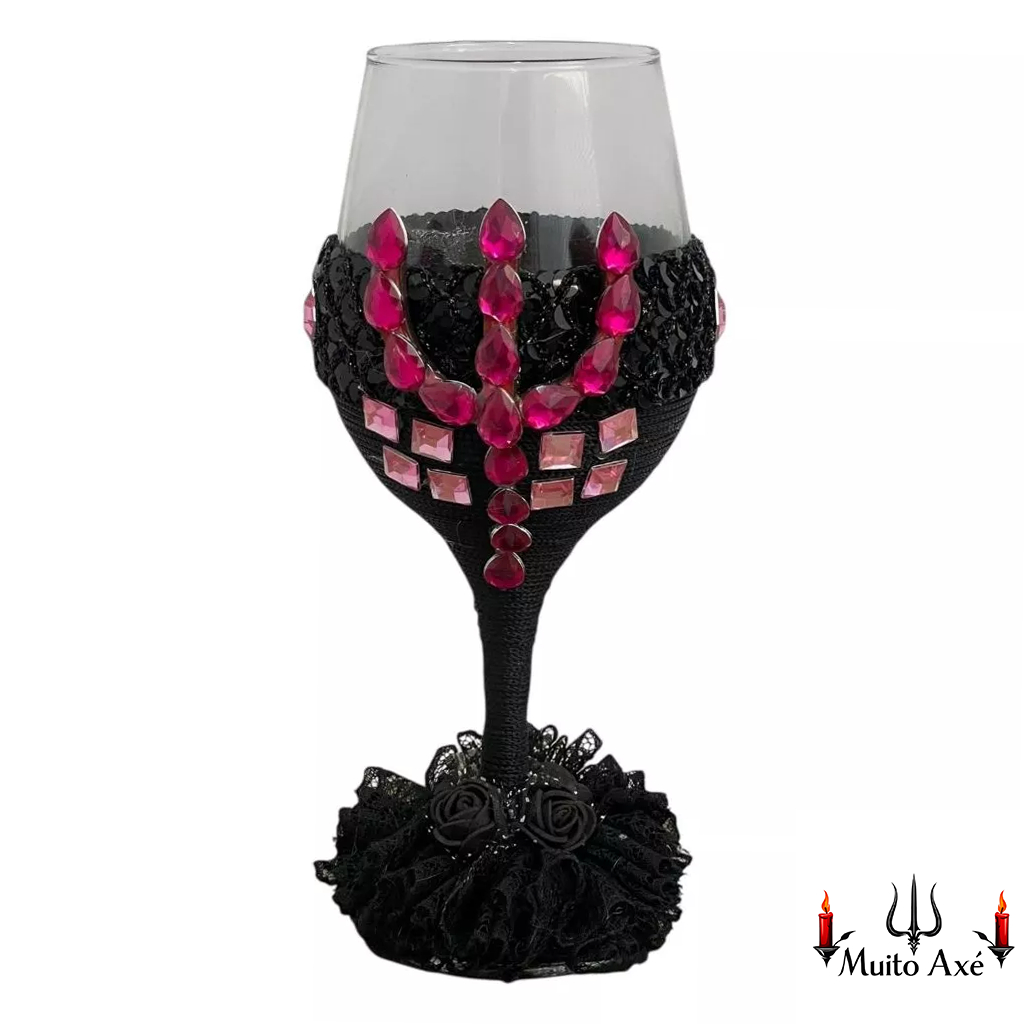Taça Pomba Gira Super Luxo Grande Menina Maria Padilha Rainha Farrapo Quitéria Figueira