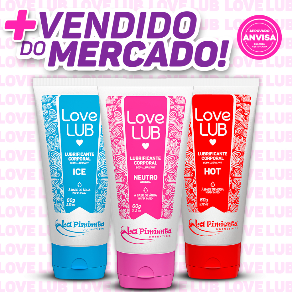 KIT LUBRIFICANTE ÍNTIMO LOVE LUB - O MAIS VENDIDO DO MERCADO - LA PIMIENTA - O ORIGINAL em Oferta na Shopee