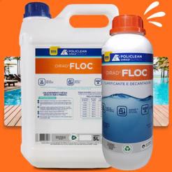 Floc Clarificante Decantador Floculante Sua Piscina Com Água Brilhante Cristalina e Saudável 1 Litro