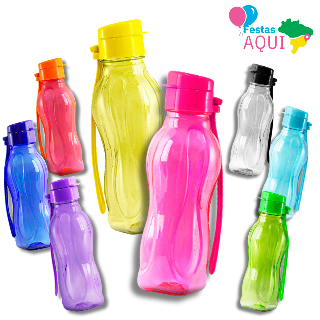 Kit 10 Garrafa Squeeze 350 ML - Livre BPA