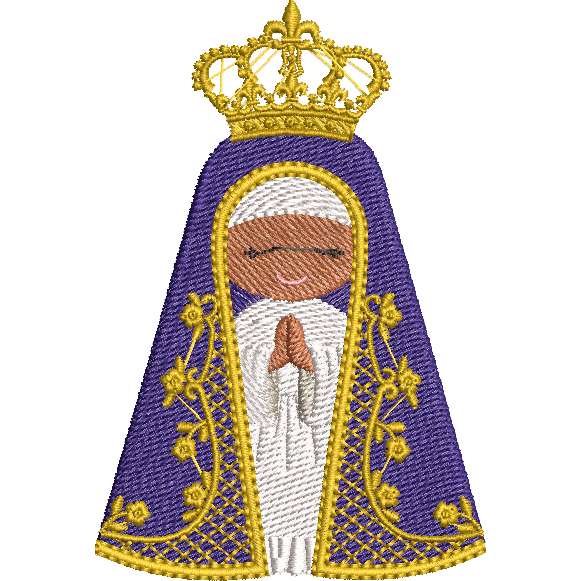 Pach Bordado Termocolante Nossa Senhora Aparecida Fátima Graças Guadalupe