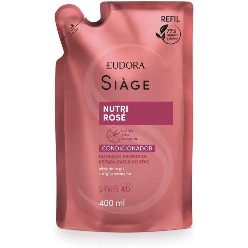 Eudora Refil Siàge Nutri Rosé Condicionador - 400ml