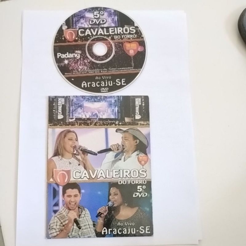 Dvd Cavaleiros do forró (ao vivo em Aracaju)5°DVD