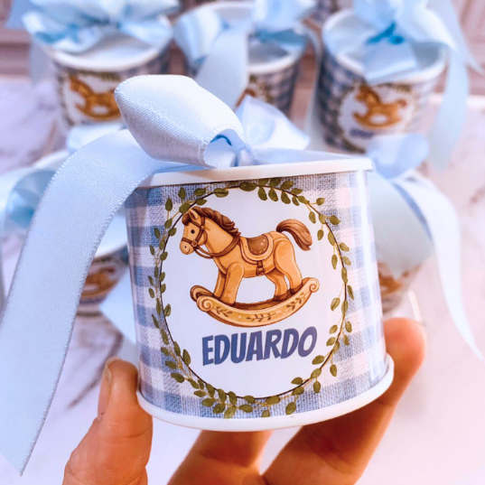 Kit tubolatas personalizadas 5x6 - Maternidade, chá de bebê, aniversário, lembrancinhas festas