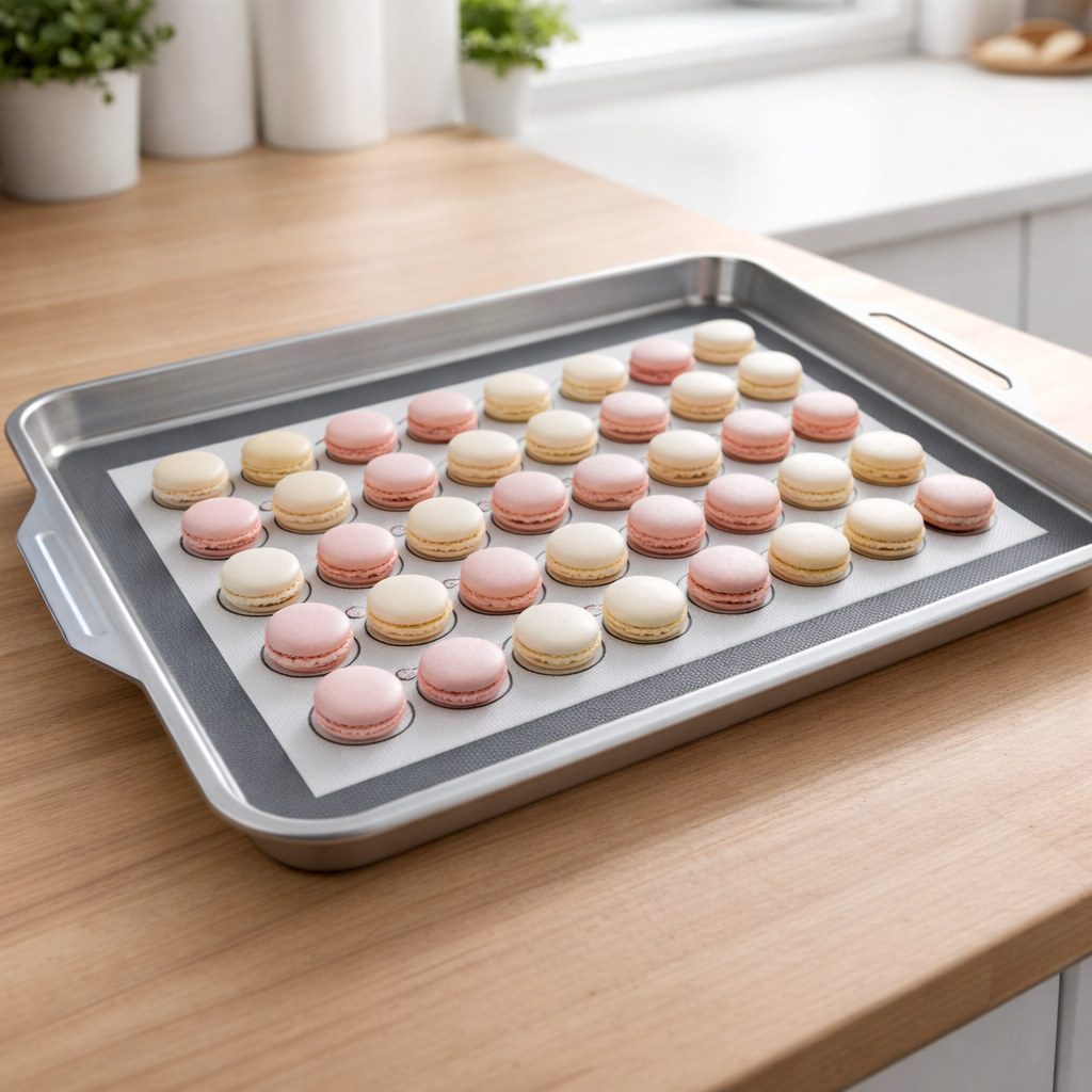 Tapete de Silicone para Macarons com Marcação em Oferta na Shopee