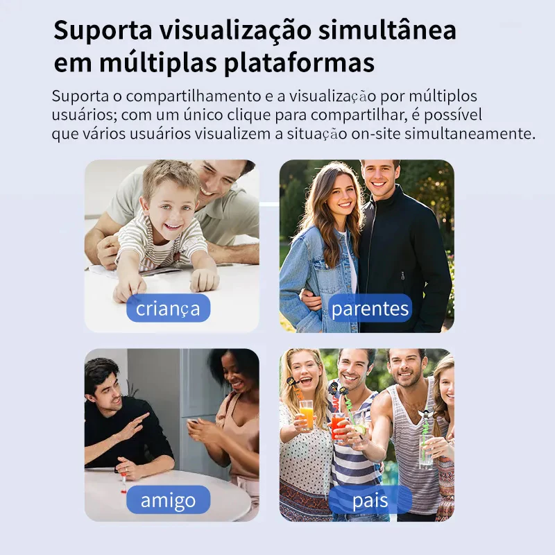 Câmera de Segurança V3 A808 Wi-Fi HD 1080p Interna — foto 5