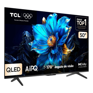 Smart Tv TCL 50p7k 50" 4k Qled Google Tv Dolby Vision HDR 60Hz em Oferta na Shopee