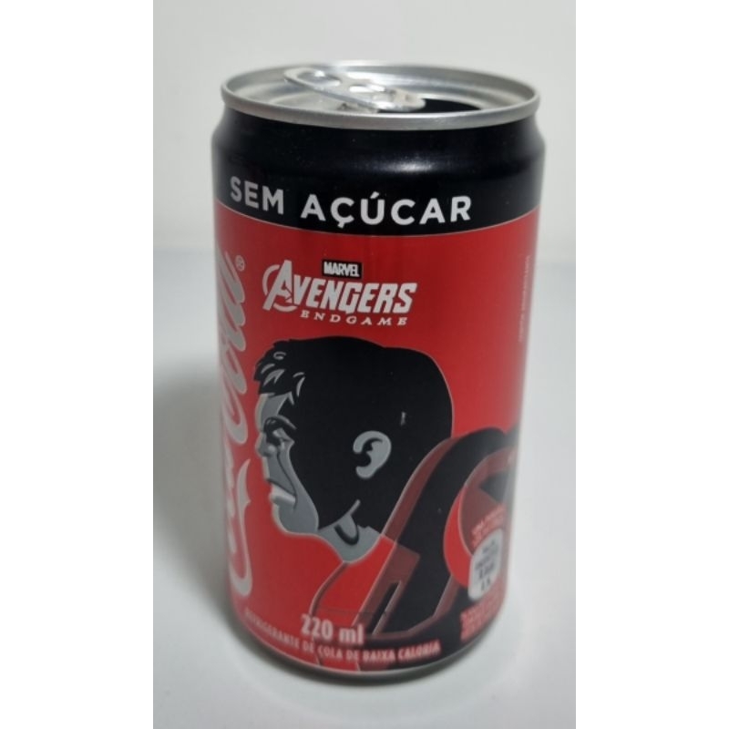 Lata vazia da Coca-cola Zero - Marvel Avengers - valor unitário