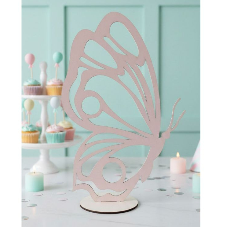 Centro De Mesa Borboleta MDF Kit 5 Unidades em Oferta na Shopee